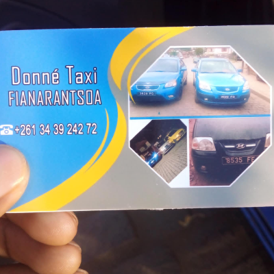Taxi Finder Madagascar, Chauffeur RATOVOARISON Jean Dieu Donnee, 3629 FG